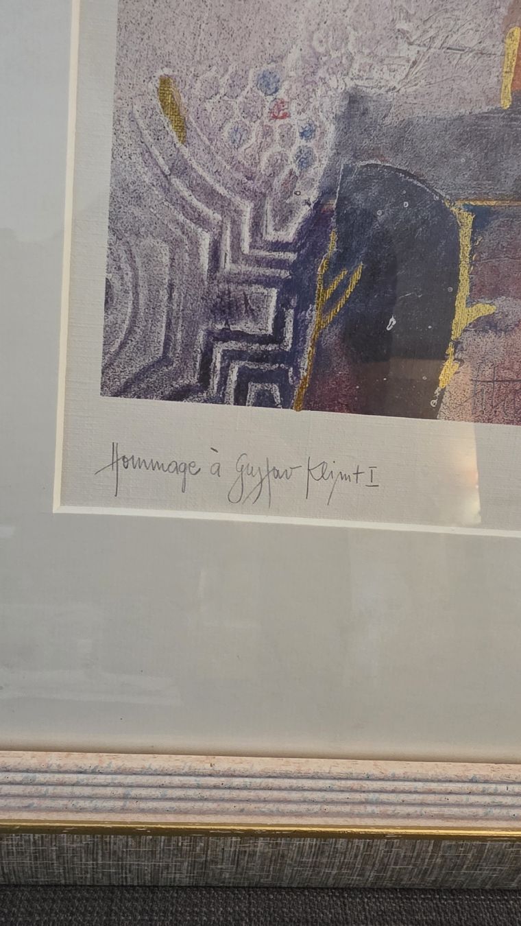 Grafica & Litografie: Original Robert Eikam  Kunstdruck "Klimt", gerahmt. – Nuovo e nell'imballaggio originale da Binningen venduto da Hofka64 1