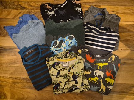 Langarm shirt- Set Jungen Grösse 122/128 