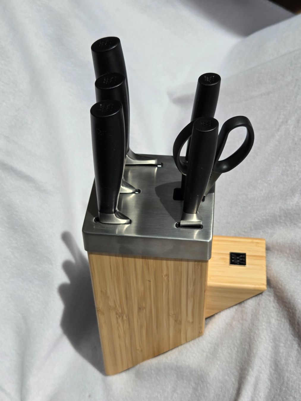 SELBSTSCHRFENDER MESSERBLOCK 7 Teile von Zwilling - Bambus (Neu (gemss  Beschreibung)) in Abtwil AG fr CHF 230  mit Lieferung auf Ricardo kaufen