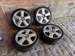 Audi VW Felgen 7,5J x 18H2 ET55 5x112, 225/40/18 92Y