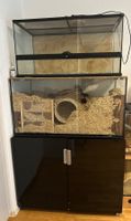 Terrarium für Kleintiere mit Unterschrank
