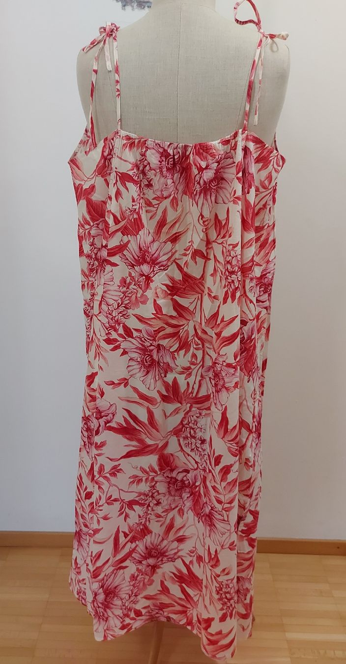 H&M Vestiti: Kleid, pink/weiss, Baumwolle, Gr. L – Usato da Oberengstringen venduto da PaolaDe 2