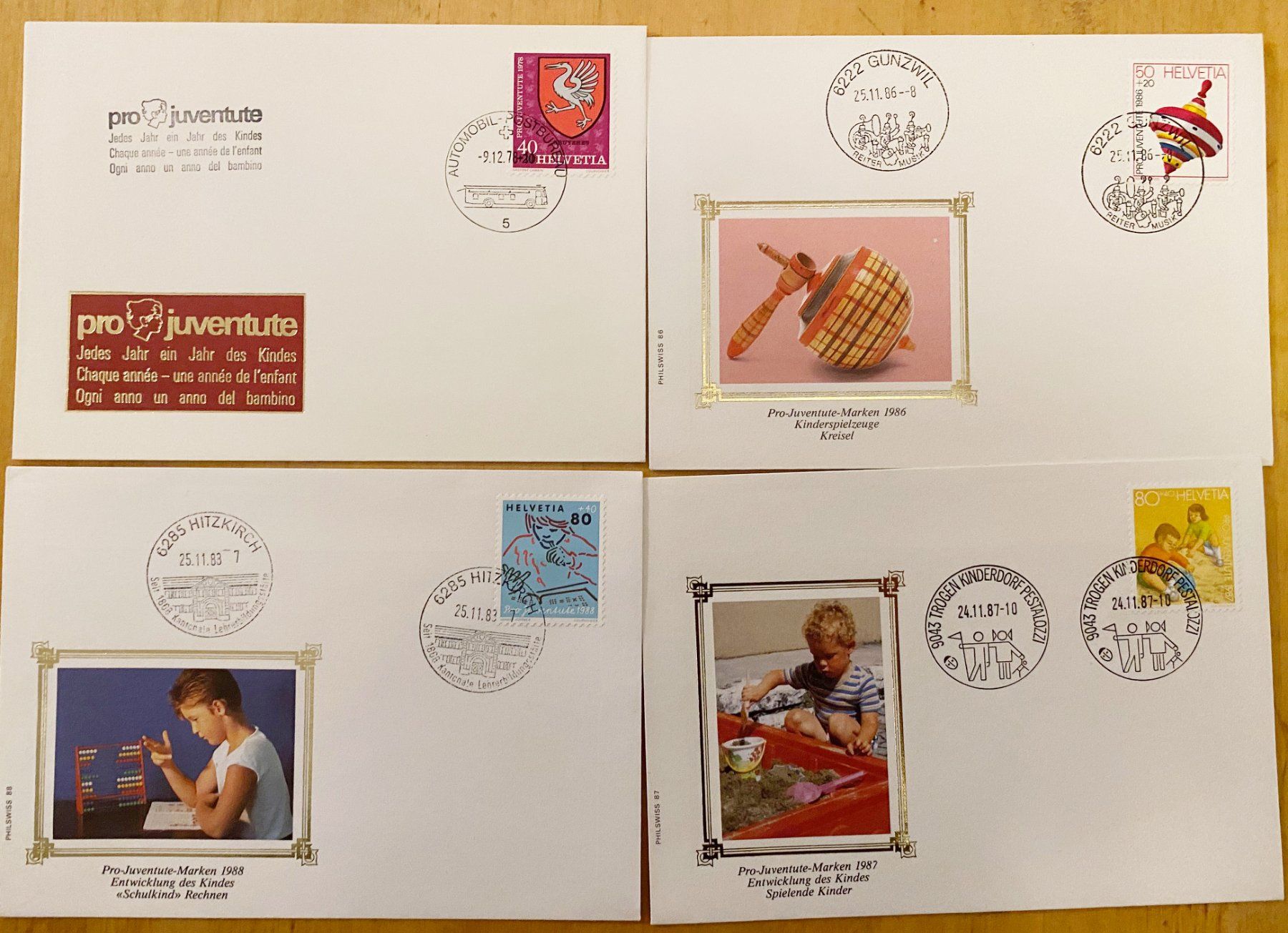 Alle Briefmarken: 30 Ersttagsbriefe (FDC) Pro Juventute – Neu (gemäss Beschreibung) aus Zürich von ext_9yq9