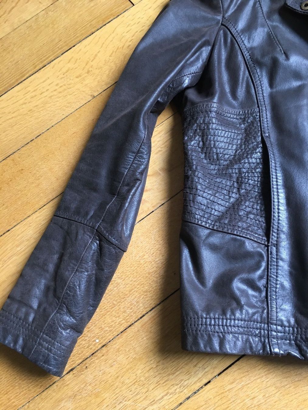 Promod Giacche: Lederjacke Damen Biker-Stil – Usato da Basel venduto da Gundeli-25 5