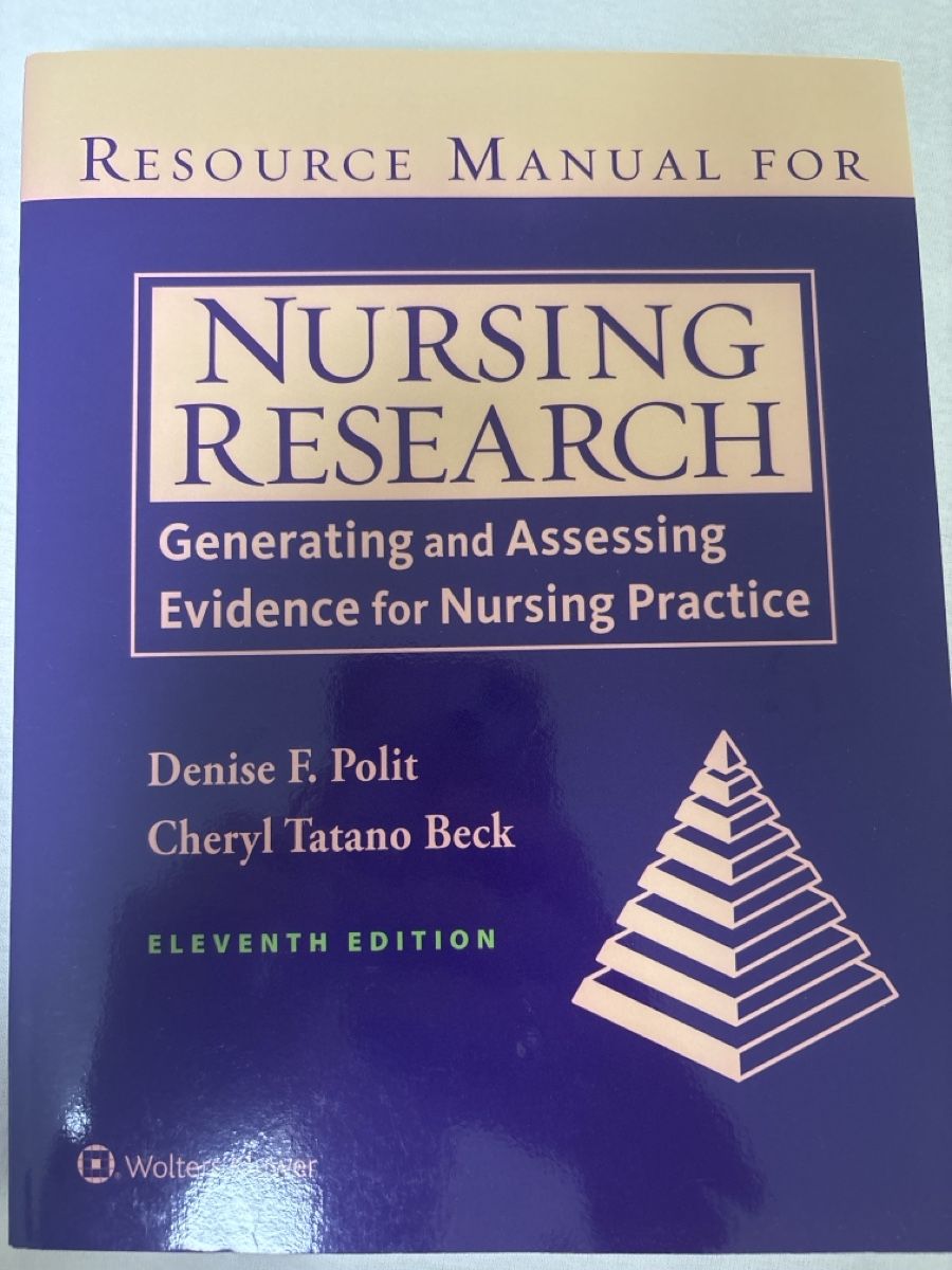 Libri: Resource Manual for Nursing Research 11th Edition – Usato da Eigenthal venduto da mue_v9xm