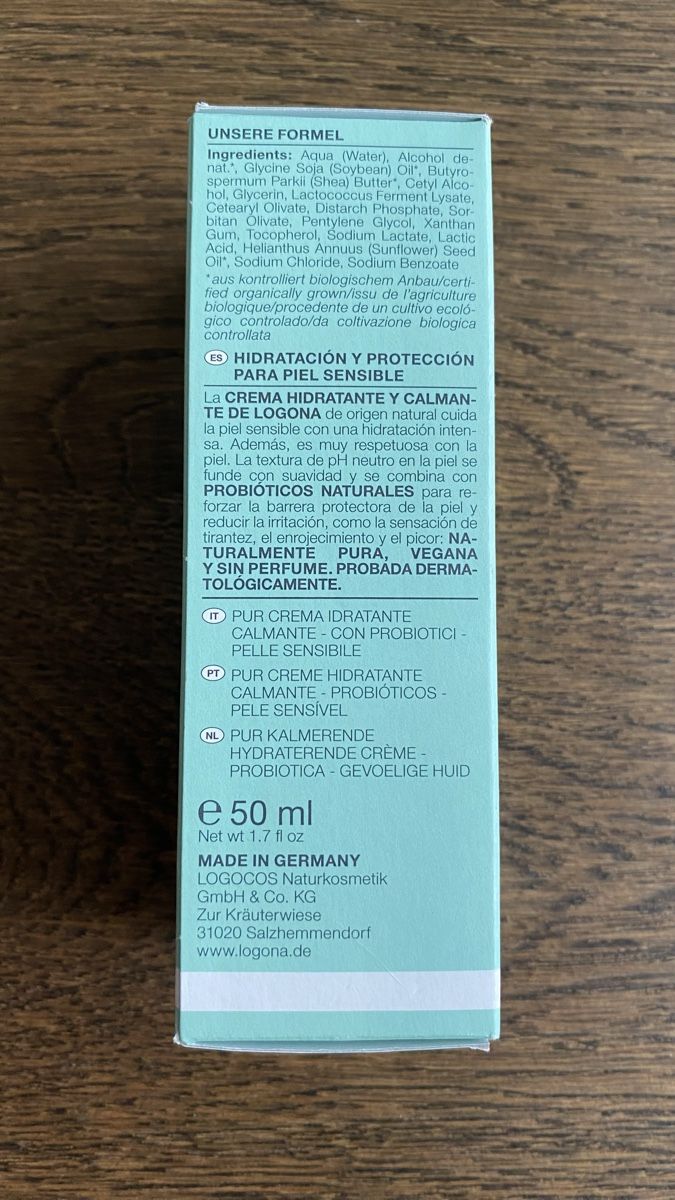 Cura del viso: Logona PUR Feuchtigkeitscreme Probiotika 50ml – Nuovo e nell'imballaggio originale da Hochwald venduto da _biene_ 3