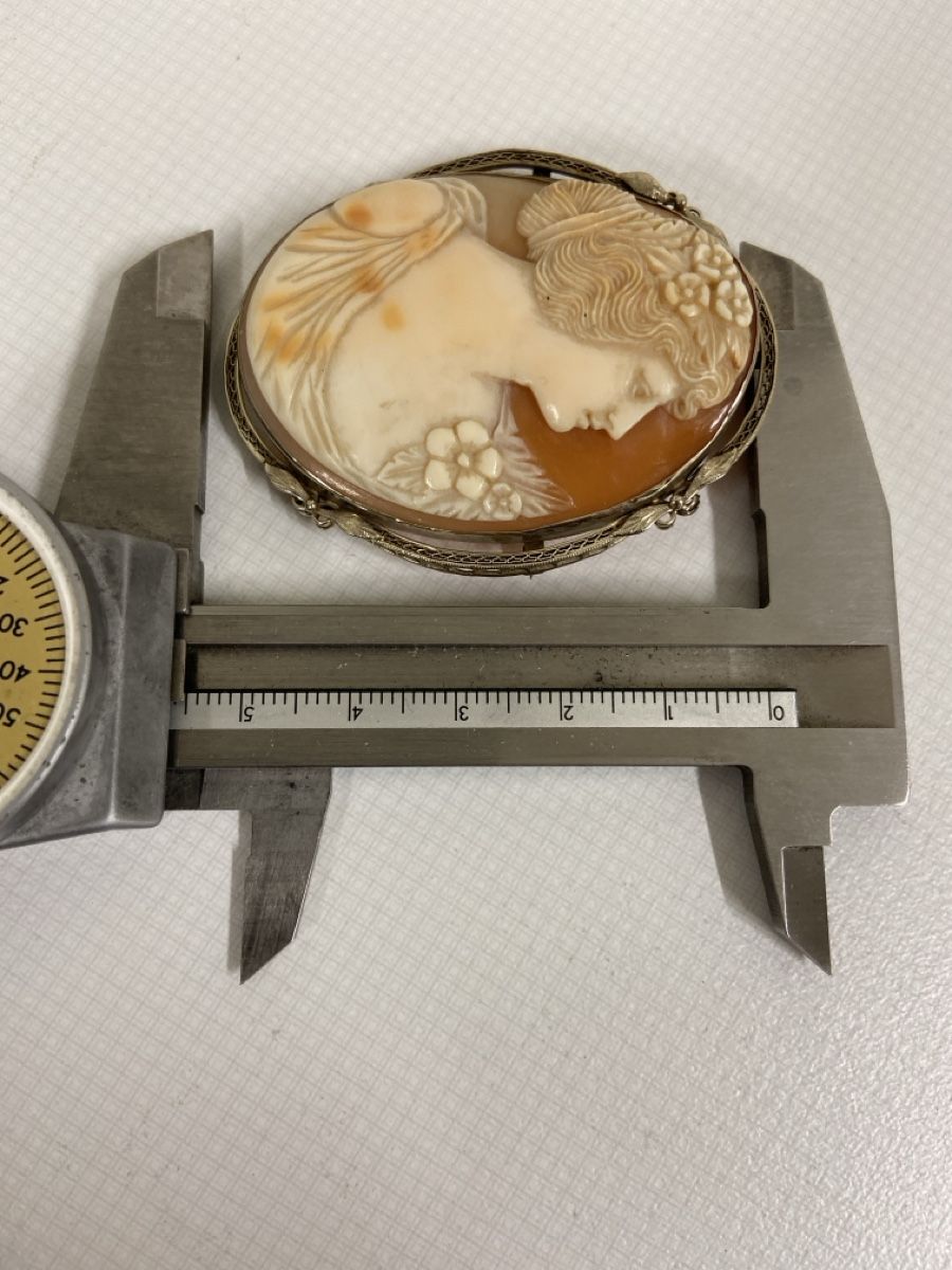 Broschen & Nadeln: Antike Cameo/Brosch 14 Karat Gold – Gebraucht aus Dietikon von brocki-eyra 9