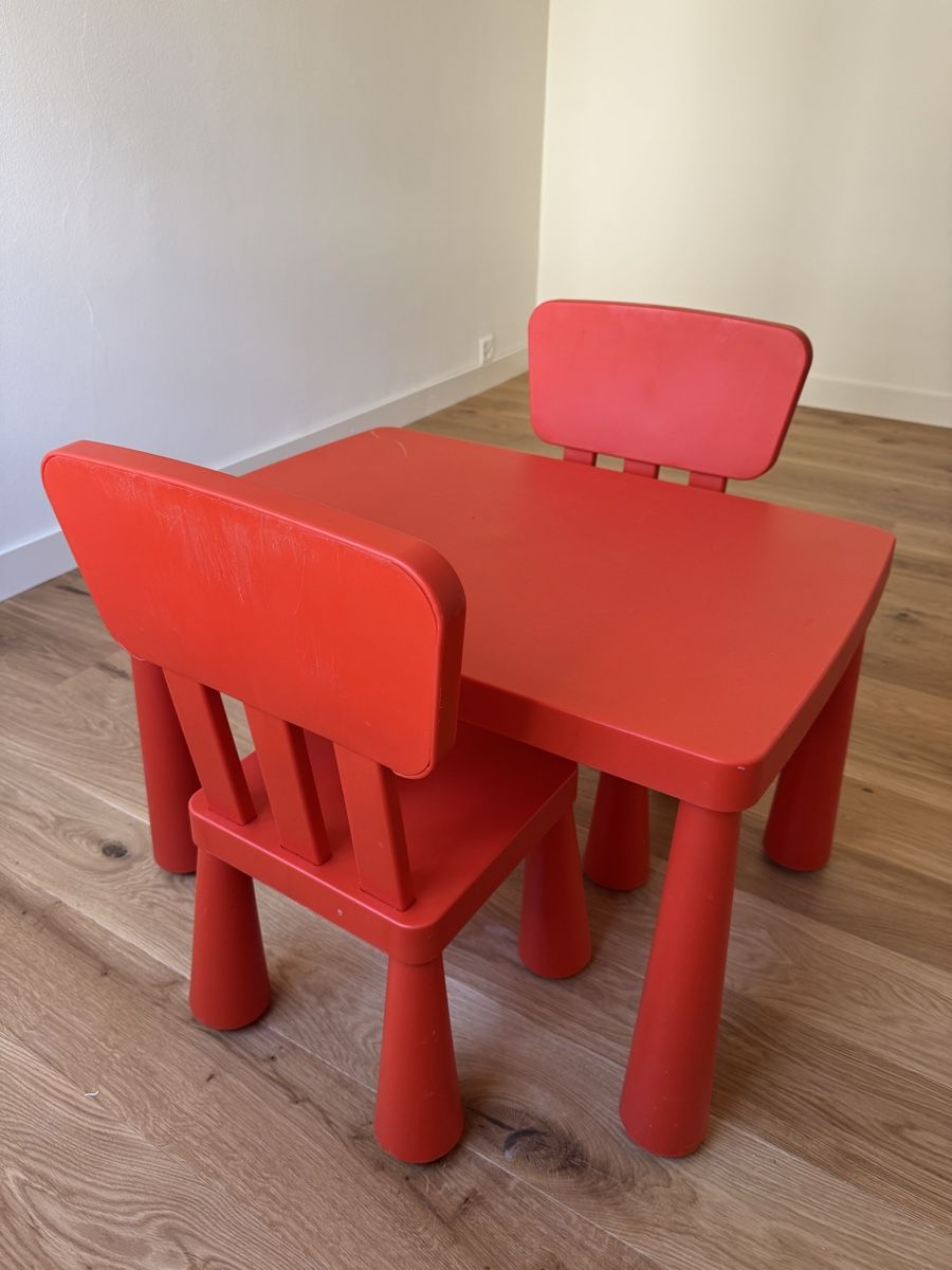 Ikea Set di tavolo e panche: Kindertisch und Stühle Mammut Ikea – Usato da Oberrieden venduto da Anirahtak