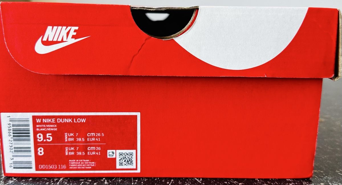Nike Scarpe da uomo: Dunk low White/Venice – Nuovo e nell'imballaggio originale da Biel/Bienne venduto da Akwawini 6