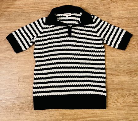 Gestreiftes Polo Shirt / Baumwolle / Marine Look / Sommer
