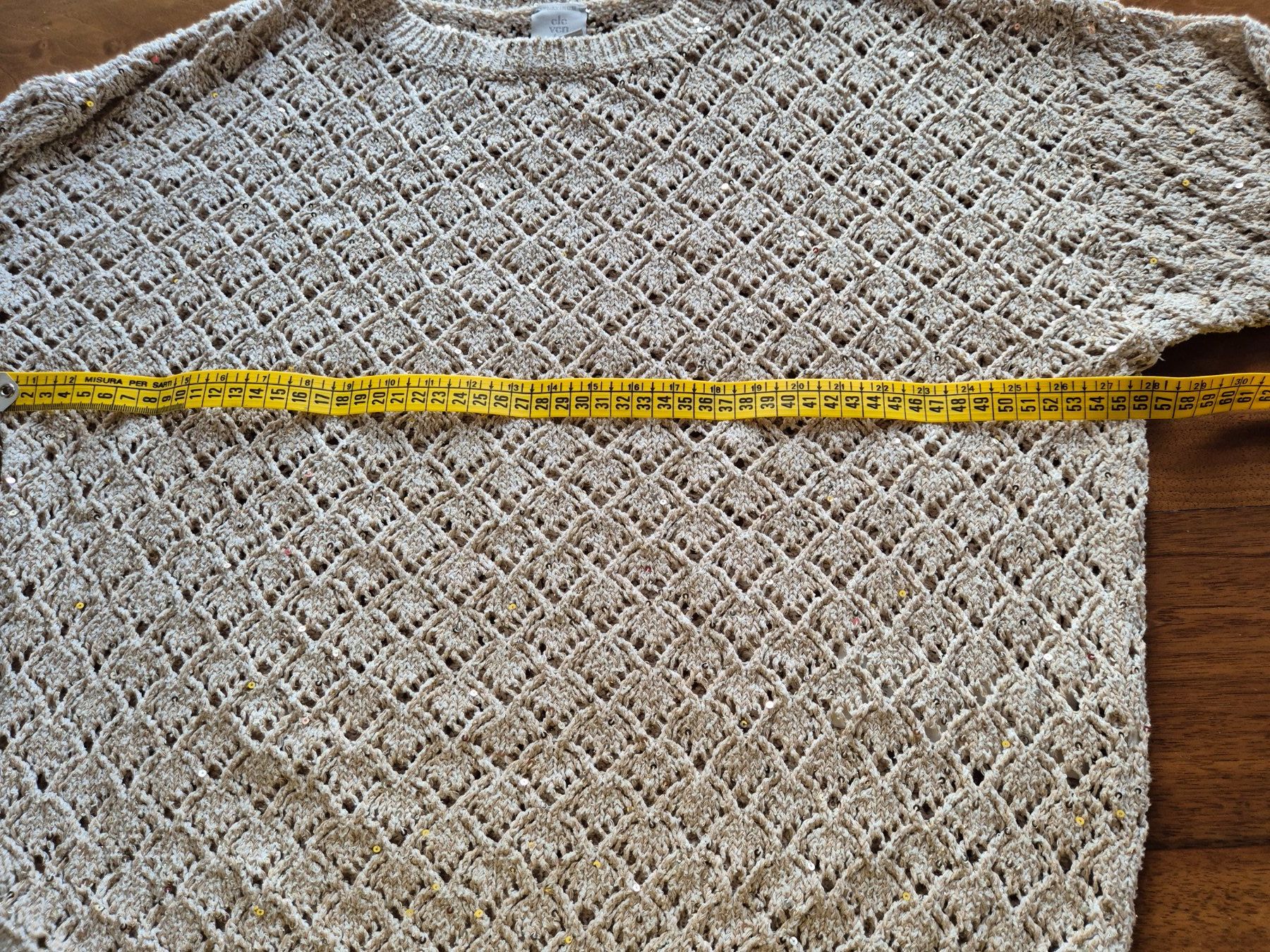 Pulls & Sweat-shirts: Damen Pullover Strick beige mit Pailletten Grösse S – Neuf (Voir description) à St. Gallen par limonaden 5