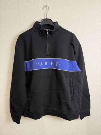 Obey Pulli Schwarz XL - Top Zustand für den Herbst!