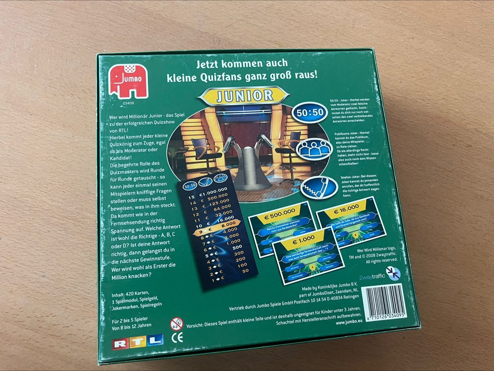 Jumbo Giochi: Wer wird Millionär Junior Brettspiel von Jumbo – Usato da Küssnacht am Rigi venduto da Fueuerli 1