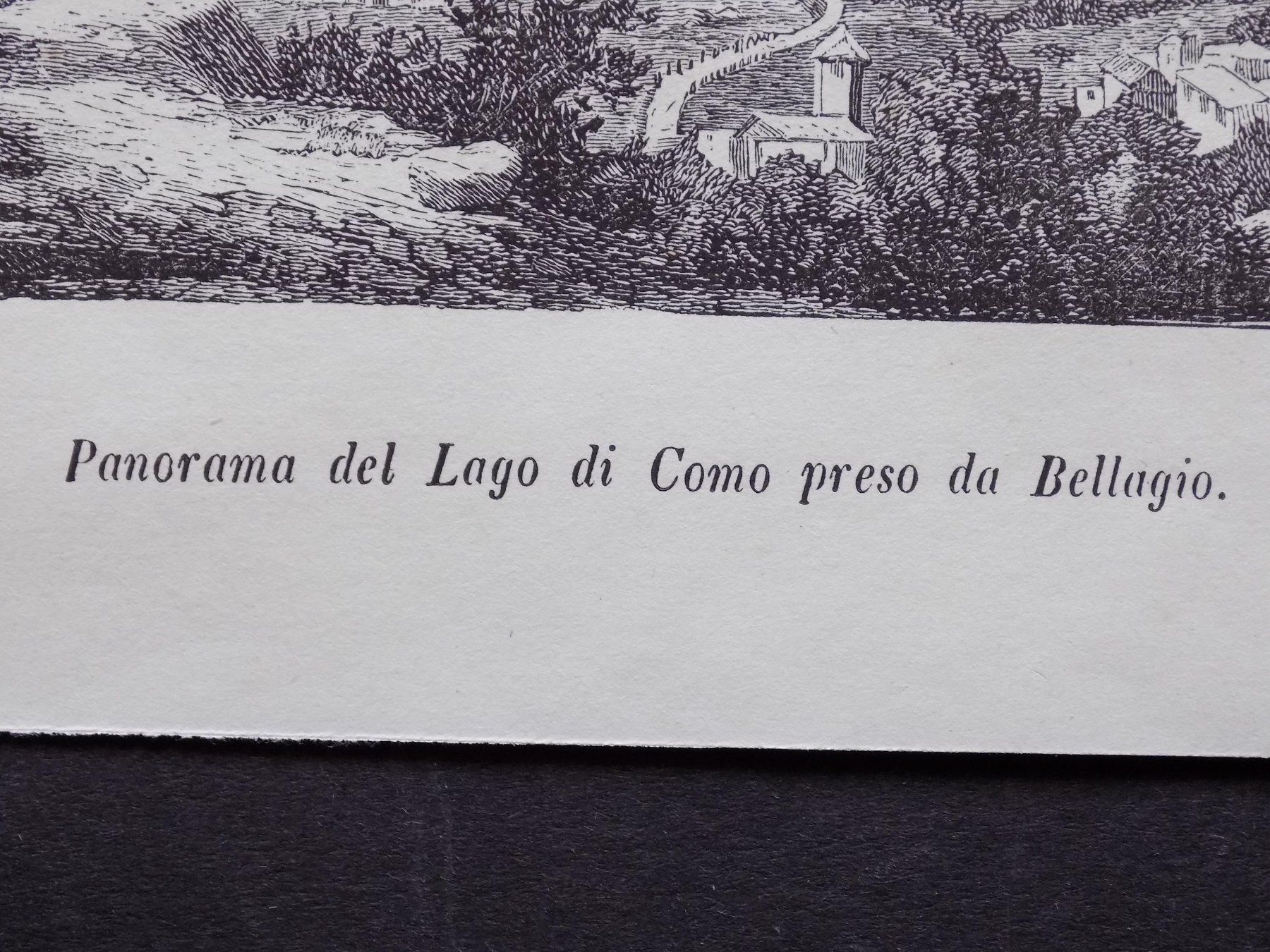 Incisioni: Lago di Como Bellagio – Usato da Risch venduto da Rischli15 2