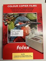 Fast gratis 100 Kopierfolien original verpackt