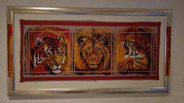 Rolf Knie Kunstdruck Tiger