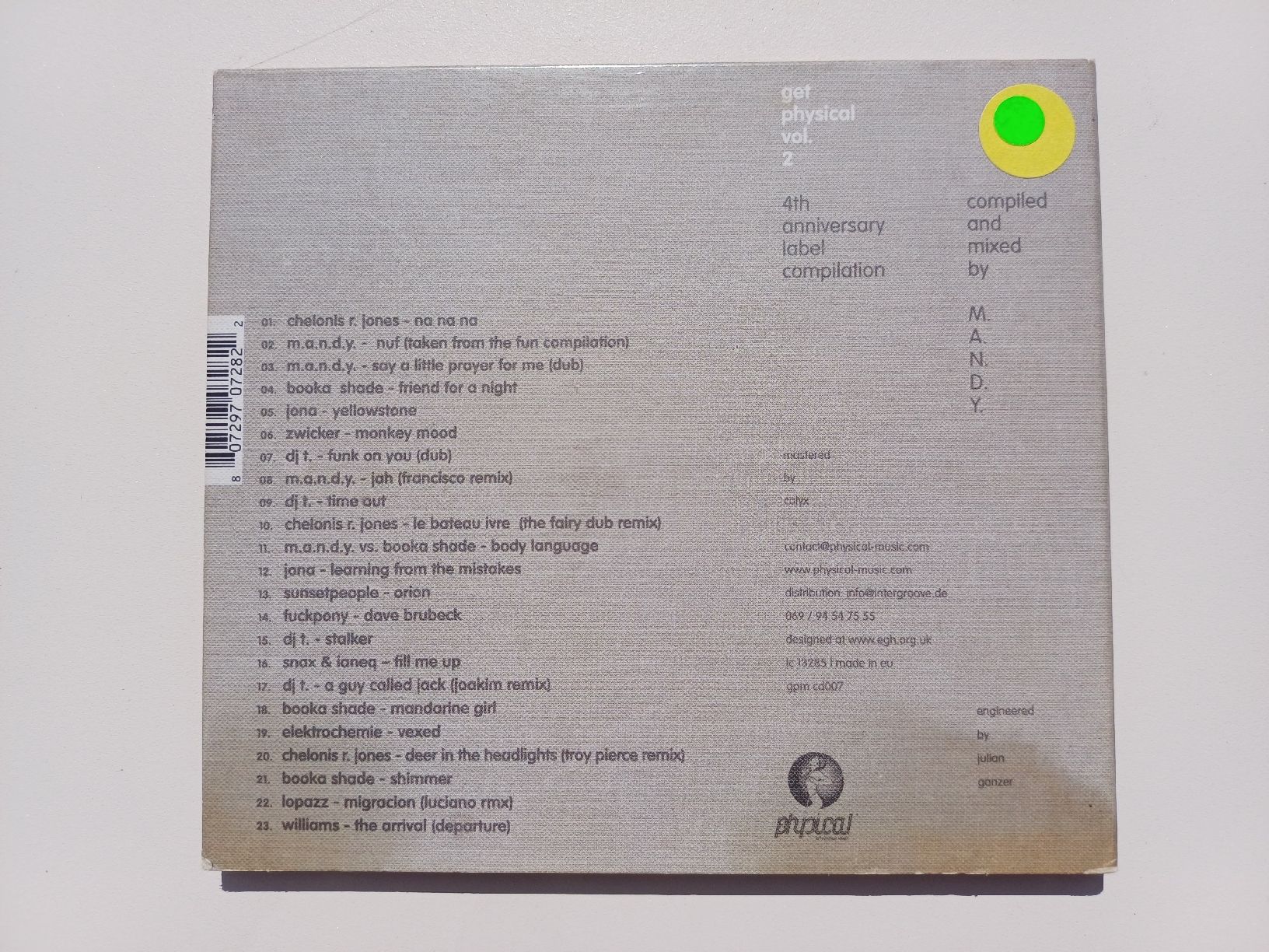 CD: M.A.N.D.Y. "Get physical Vol.II" CD – Nuovo (secondo la descrizione) da Begnins venduto da Drastic-Sound 1