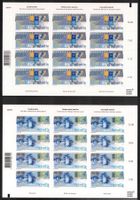 2007, Nationalbank Kleinbogen 1220C, 1221C kl. Banknoten **