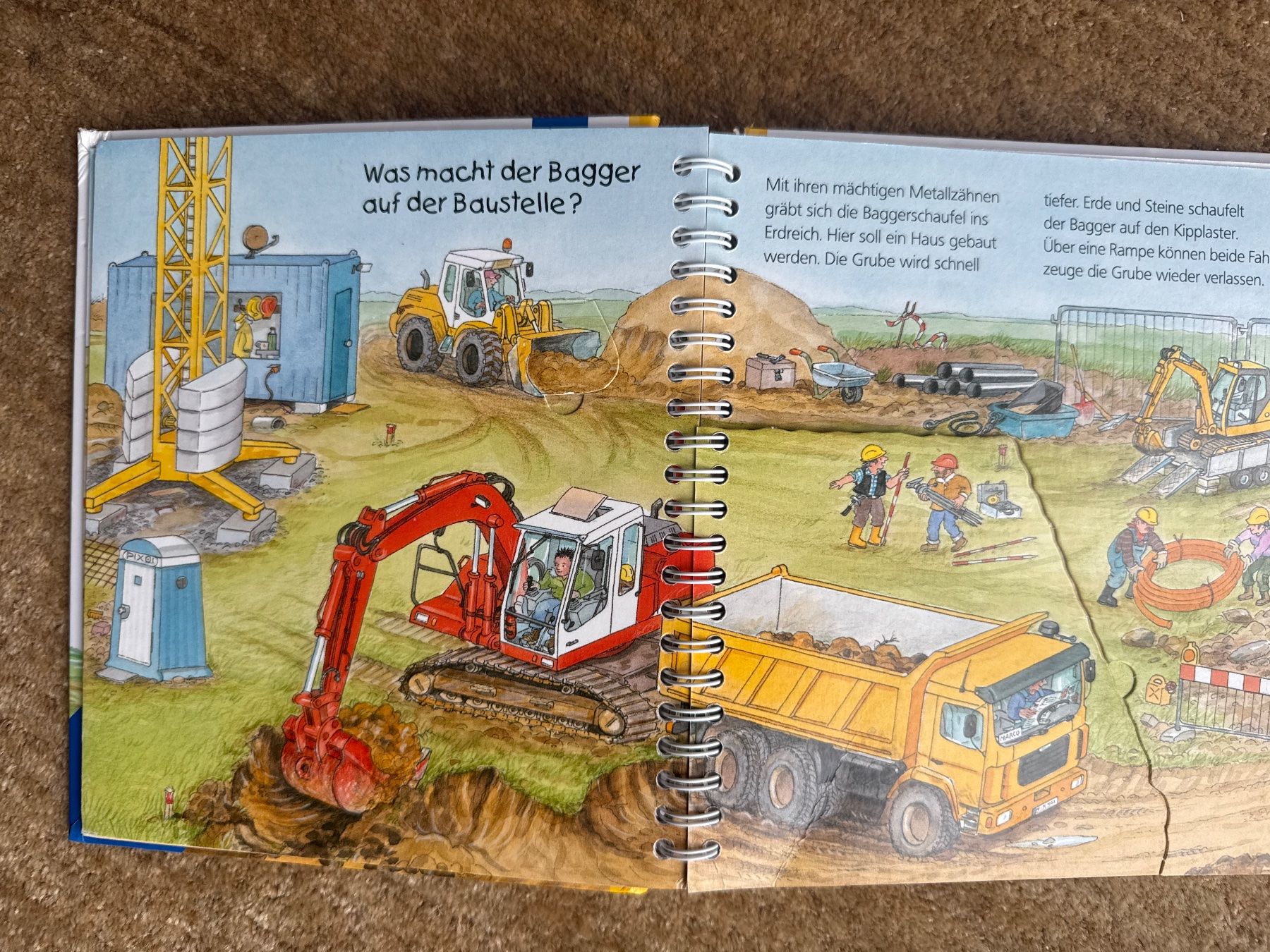 Bücher: Wieso weshalb warum - junior - Der Bagger – Gebraucht aus Aarau von Kilauea 3