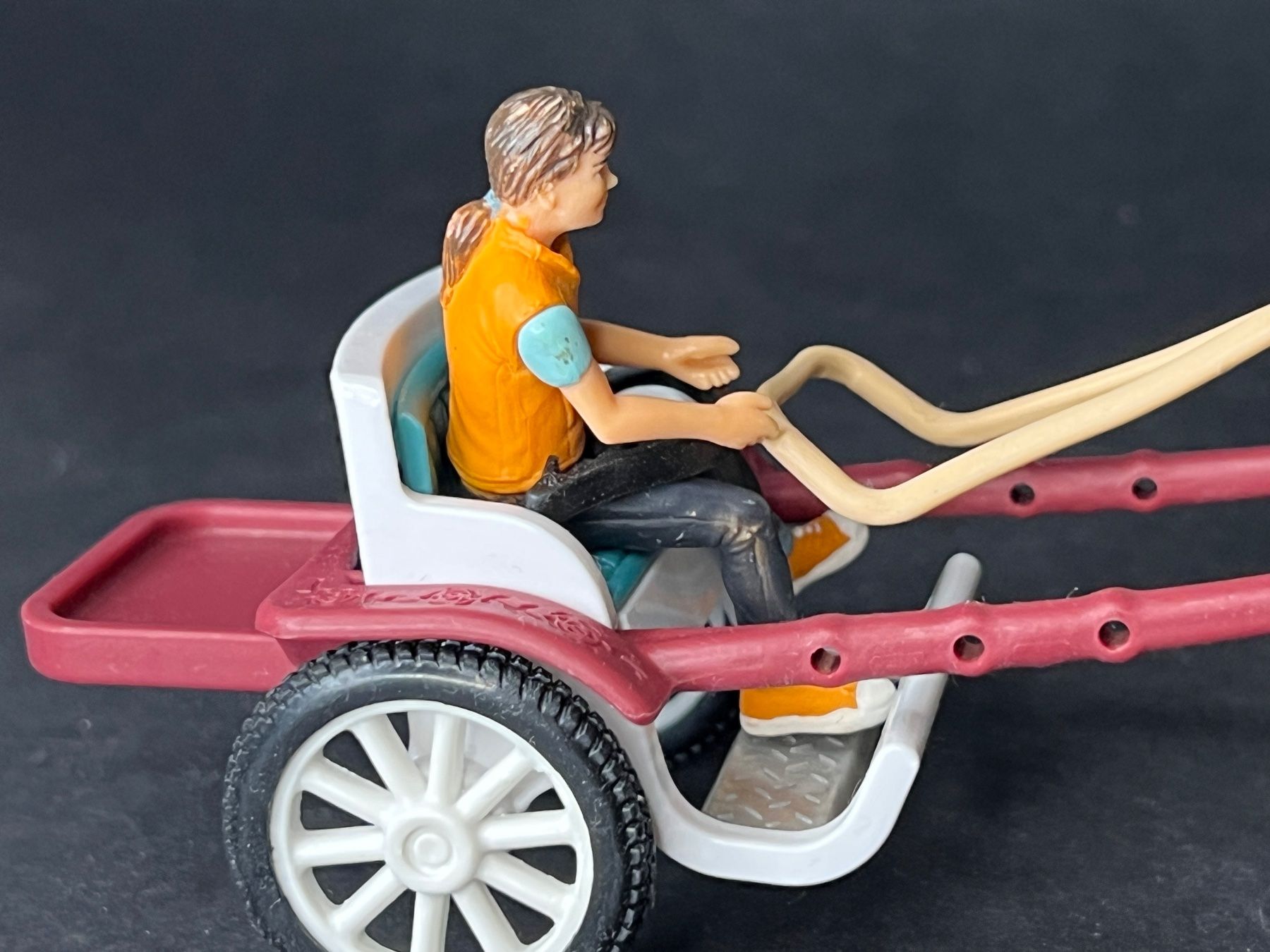 Schleich Statuette: Schleich Ponykutsche Kutsche Pony Sulky – Usato da Ennetbaden venduto da mapa05 1