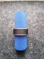 Edelstahlring mit Carbon