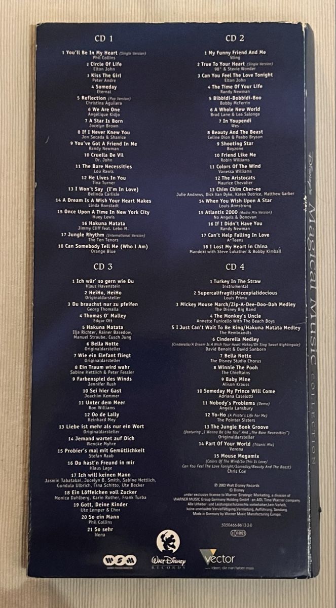 CD: Disney Magical Music Collection CD – Usato da Rafz venduto da SaintCruz 3
