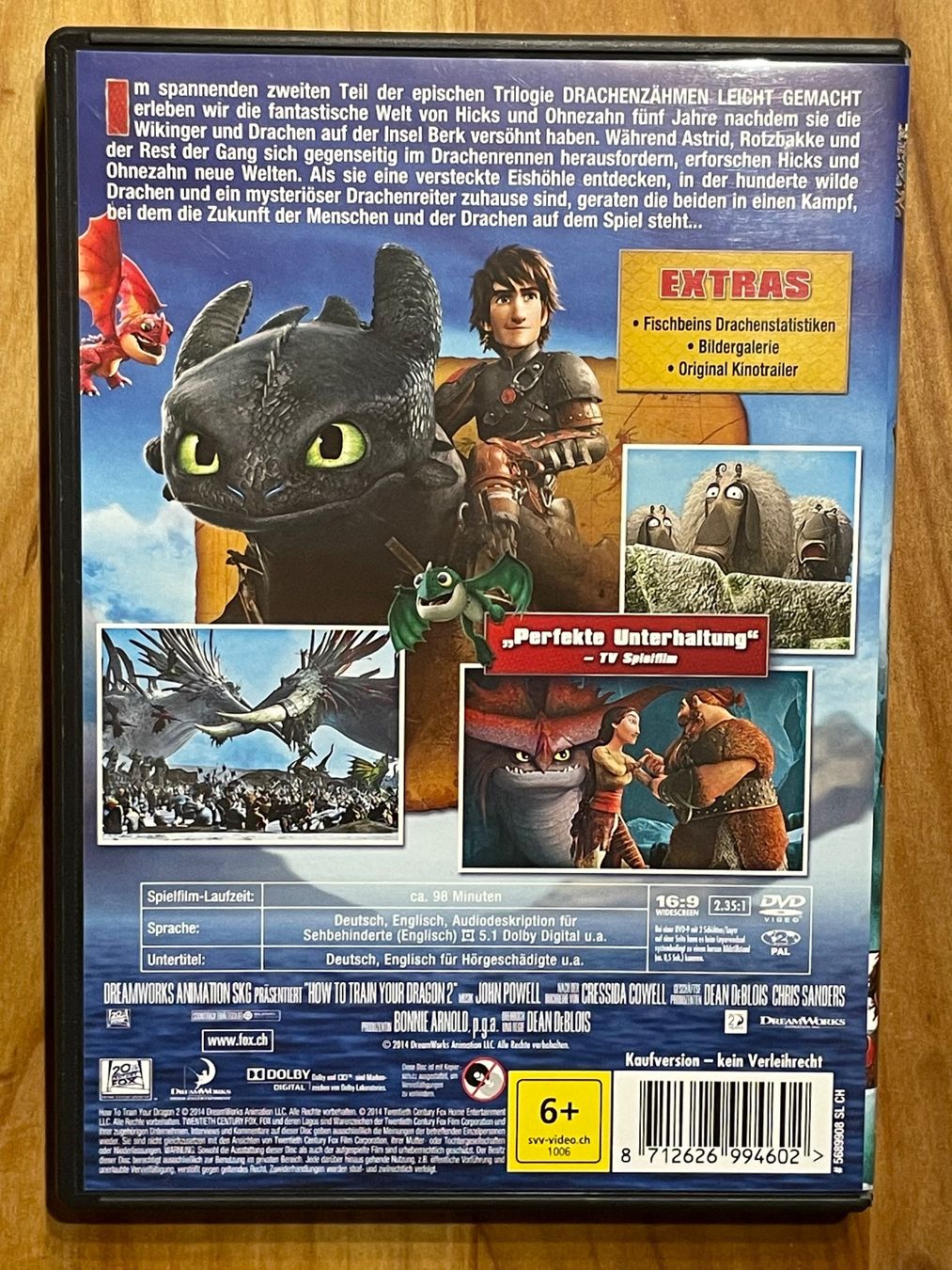 Alle DVDs: DVD Drachenzähmen leicht gemacht 2 – Gebraucht aus Eglisau von felix_ch 1