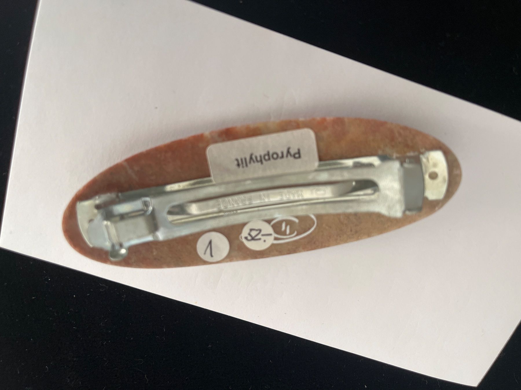 Haarschmuck: Haarspange Pyrophylit – Neu und originalverpackt aus Doppleschwand von lapis106 1