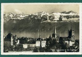 Lausanne et les Alpes, ca. 1939, ungelaufen
