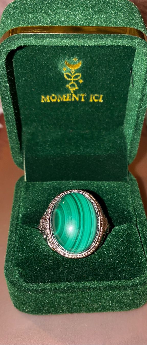 Anelli: Bague homme avec Malachite – Nuovo (secondo la descrizione) da Riaz venduto da cam_x5xs