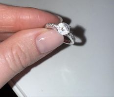 Silber Swarovski Ring