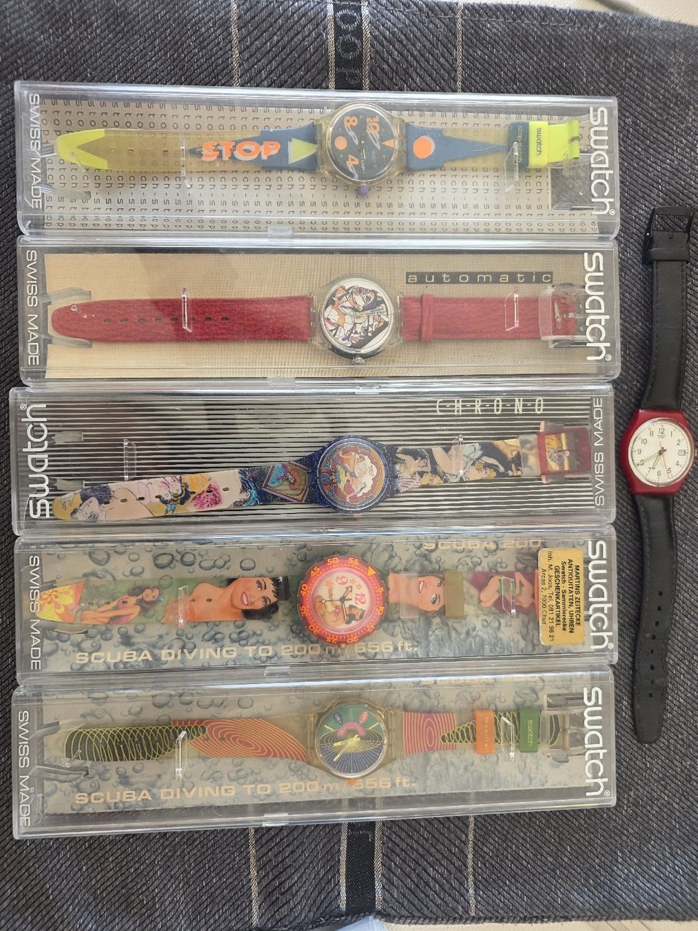Swatch Orologi: Swatch Lot 6 Stück  – Difettoso da Spreitenbach venduto da Je_3011