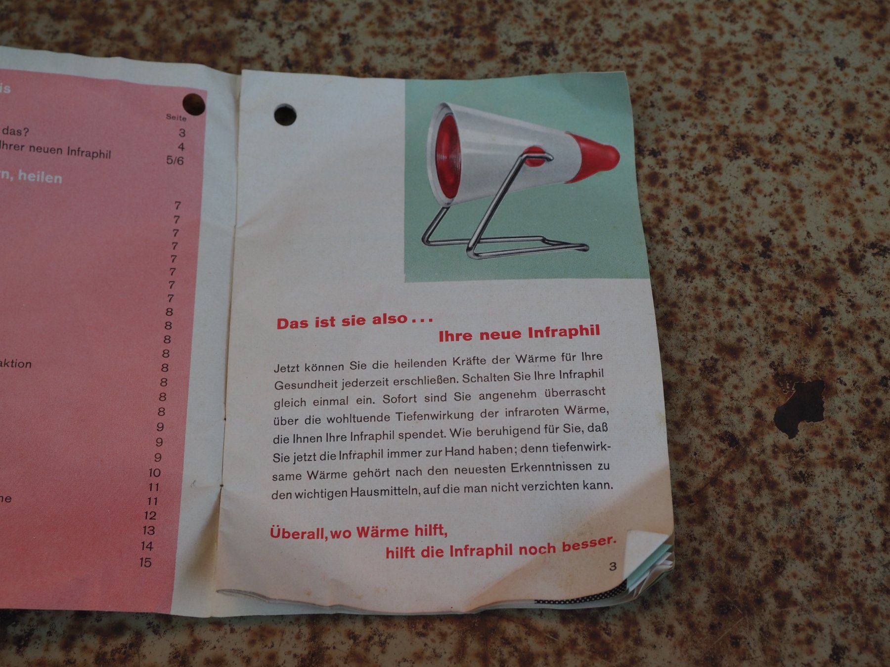 Lampade: Alte Philips Wärmelampe, Sputnik Design – Usato da Schänis venduto da Wewu 5