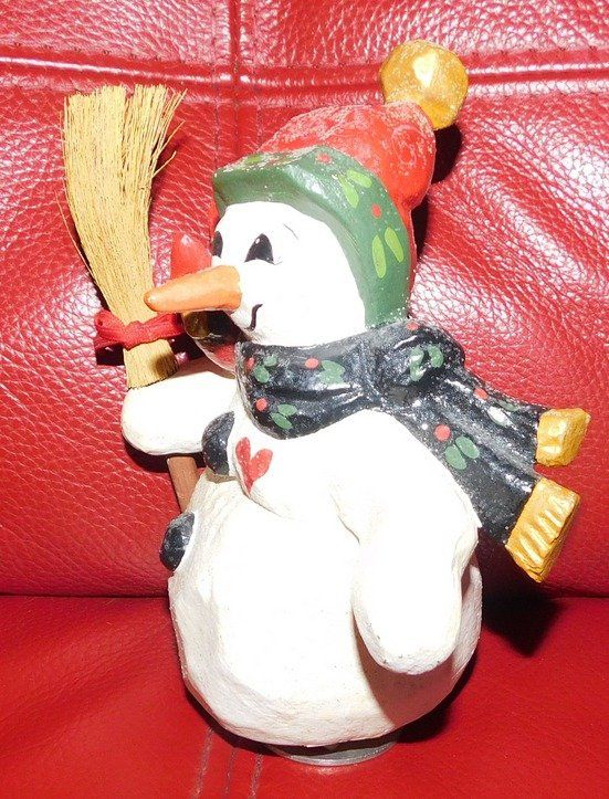 Carillon: Spieldose, Schneemann, signiert – Usato da Villnachern venduto da Schnugelchen 1