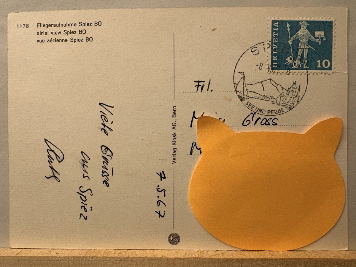 Cartoline postali: AK von Spiez – Usato da Rümlang venduto da Kartenpost1 1