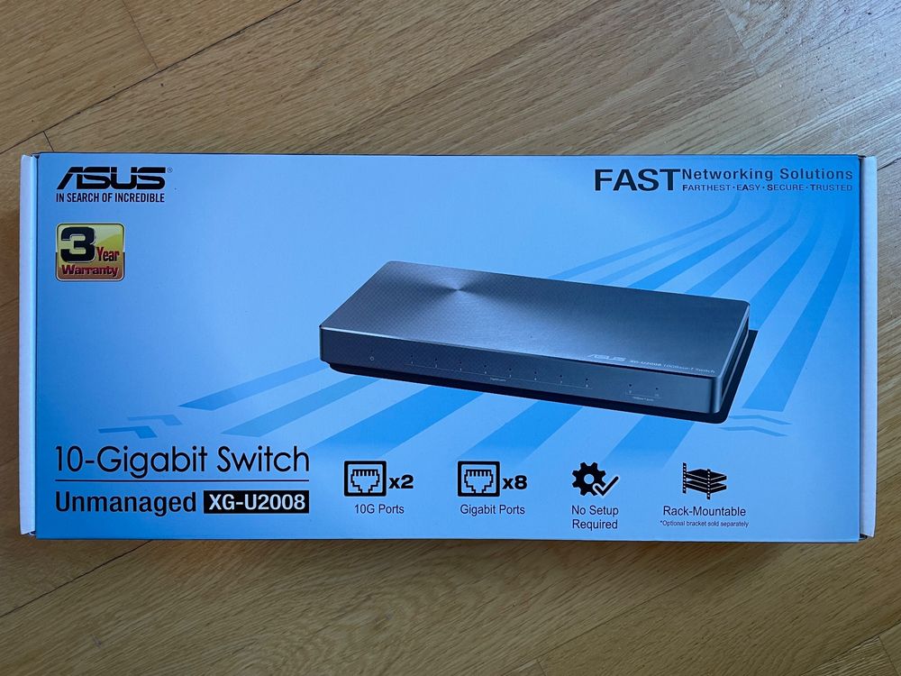 ASUS XGU2008 10Gigabit Switch Unmanaged Kaufen auf Ricardo