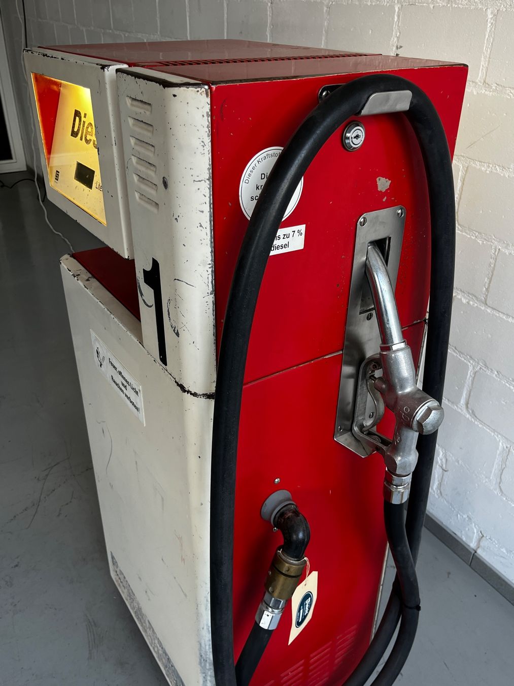 Altre raccolte & rarità: Deko Tanksäule Diesel (Tankstelle / Garage / Oldtimer) – Usato da Luzern venduto da Fracht-Design 4