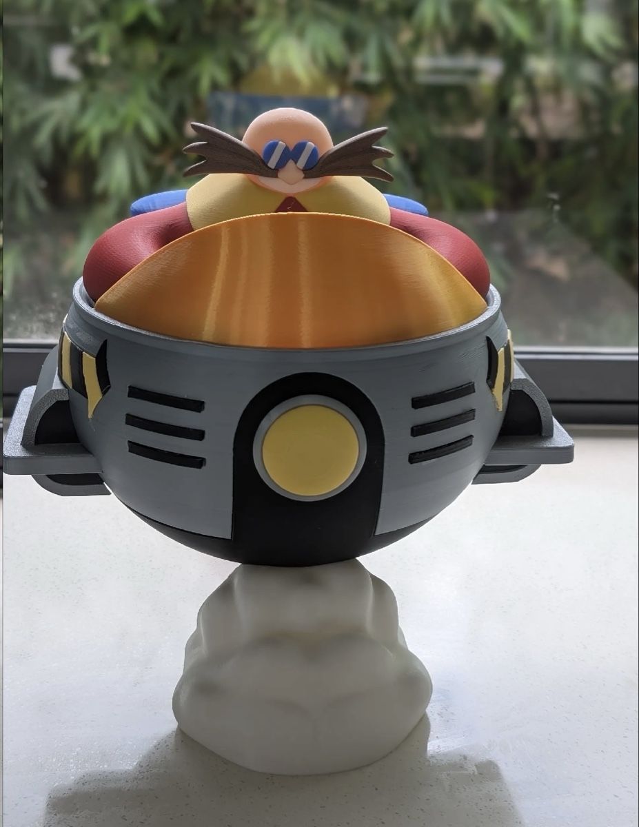 Statuette: Dr. Eggman Figur 3D Druck – Nuovo (secondo la descrizione) da Embrach venduto da Niko_357