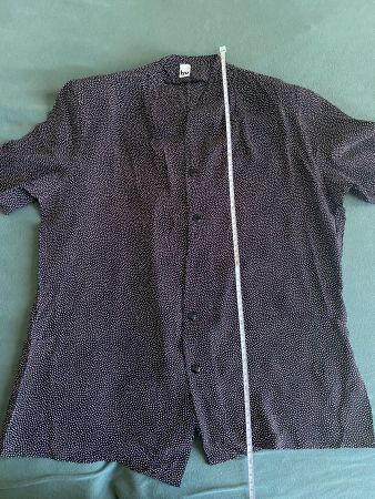 NEU, Bluse, Hemd von TRU, Gr. 40, d.blau/weiss Punkte