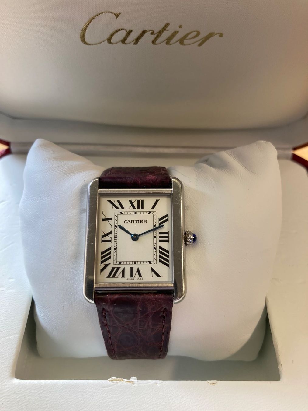 Cartier Uhren: Cartier Tank Solo – Gebraucht aus Allschwil von Urukhund