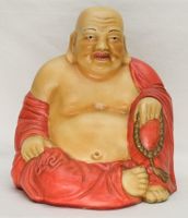 Lachender Buddha Glücksbringer Dickbauchbuddha Keramik 28cm