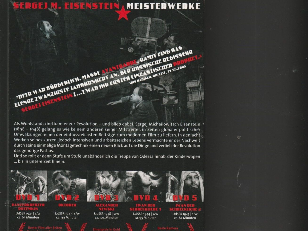 Tutti i DVDs: Eisenstein - Meisterwerke – Nuovo (secondo la descrizione) da Chur venduto da zowie72 1