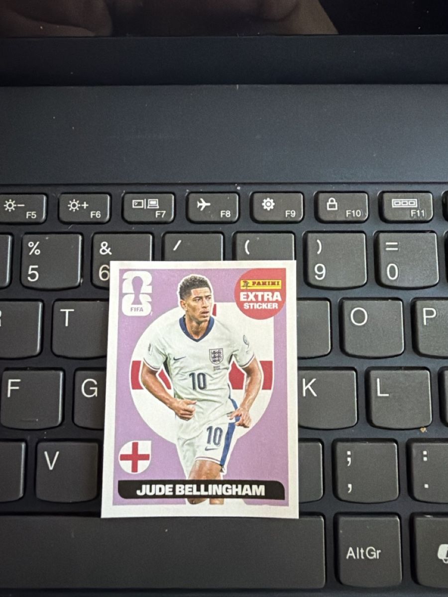 Panini Sammelbilder & Trading cards: Bellingham Extra Sticker Lila – Neu (gemäss Beschreibung) aus gränichen von De165