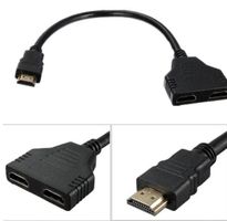 30Cm Hdmi 1.4 1X2 Splitter Verteiler + Verstärker Hdcp Tv Pc