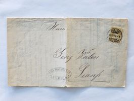 Faltbrief 1878 "Preiscourant" Gebr Töndury, Zürich > Scanfs