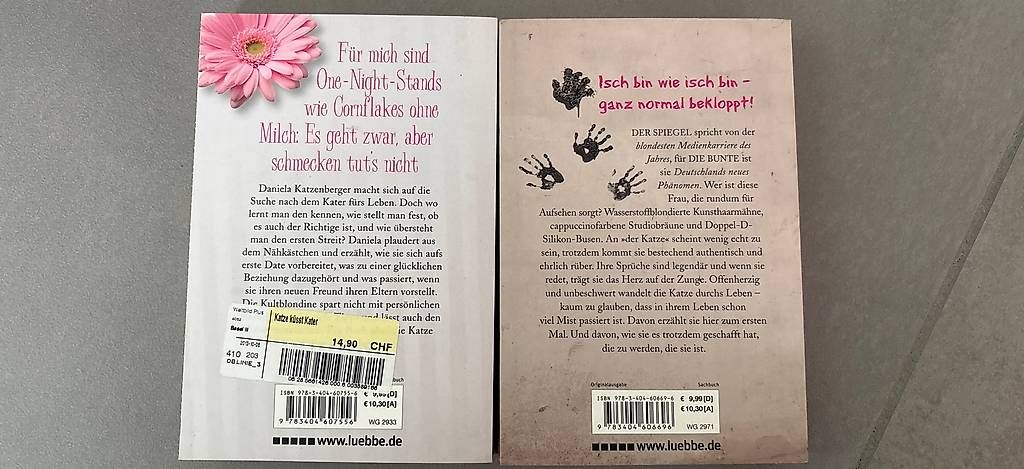 Libri: Bücher Daniela Katzenberger – Usato da Obermumpf venduto da KMeier93 1