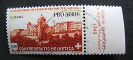 Flugpost 1943 gestempelt
