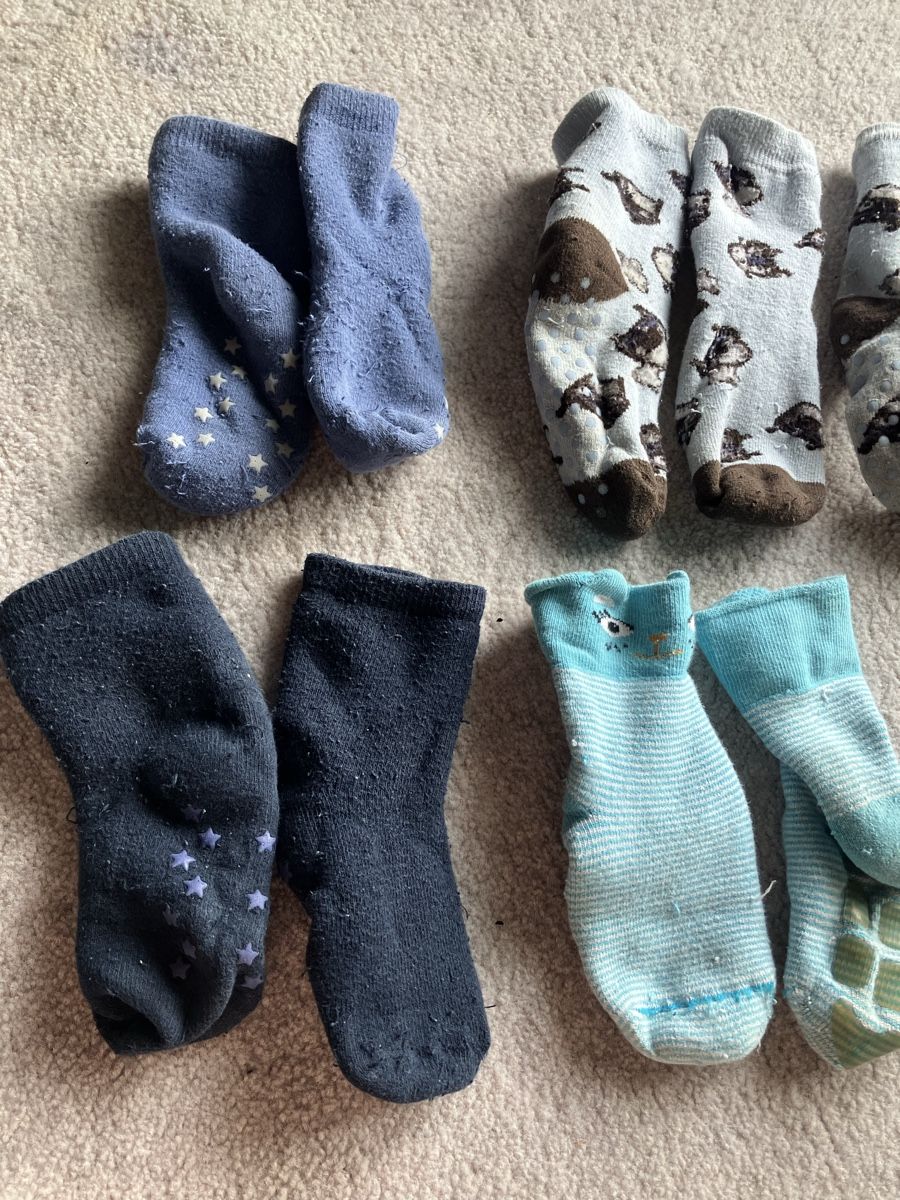 Calze per bambini: 7 Rutschsocken Gr. 23-26 – Usato da Biel/Bienne venduto da pantiger 1