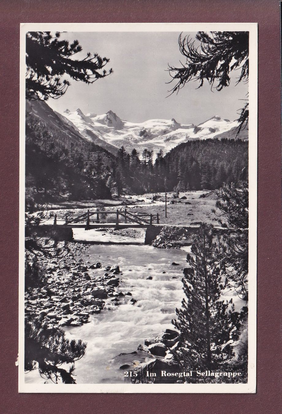 Cartes postales: Rosegtal -SELLAGRUPPE - 1963 – D'occasion à Pully par nicecards
