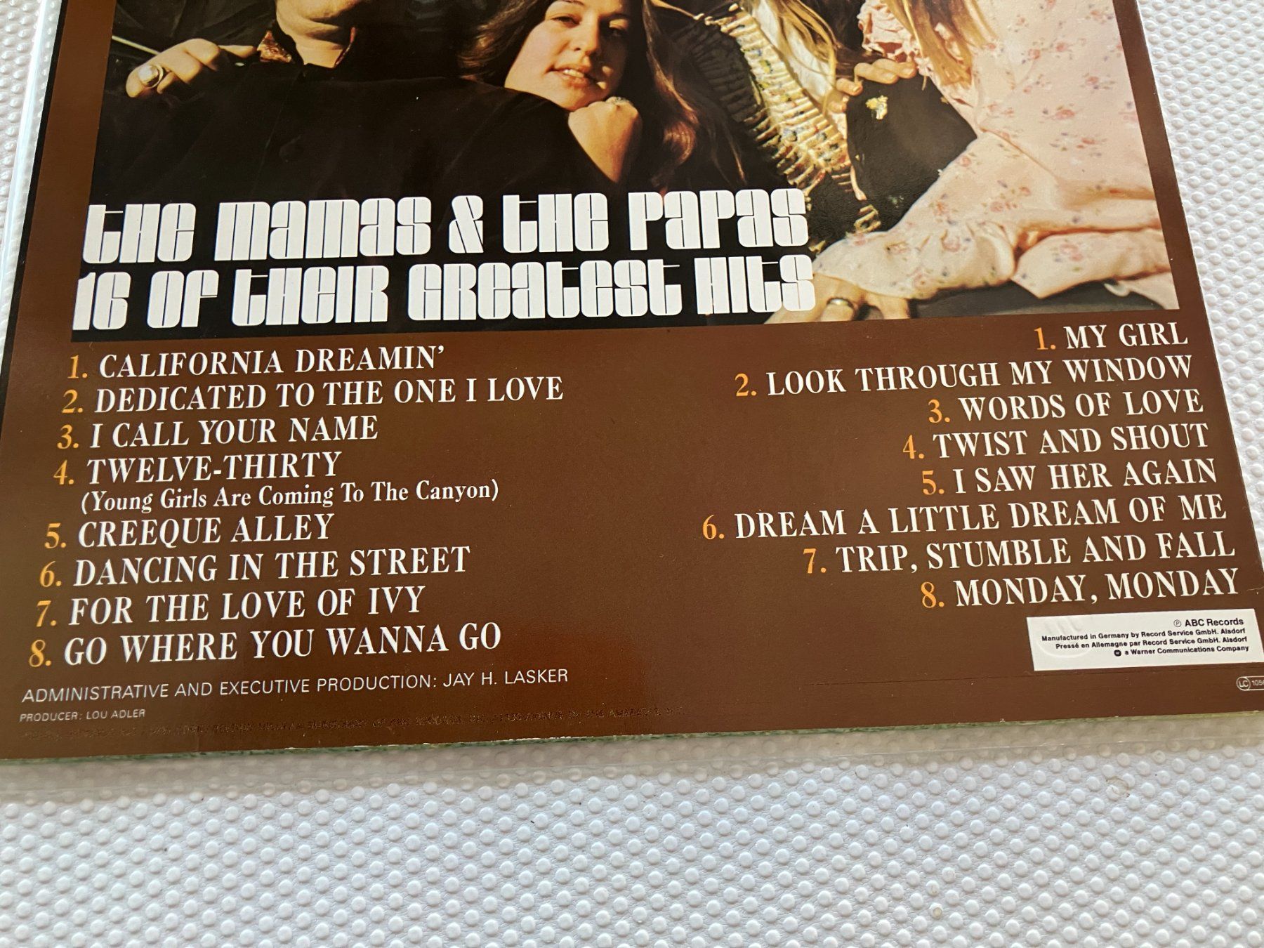 Dischi in vinile: The Mamas & The Papas – Usato da Aarwangen venduto da Jukebox3 3